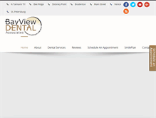 Tablet Screenshot of bayviewdental.com